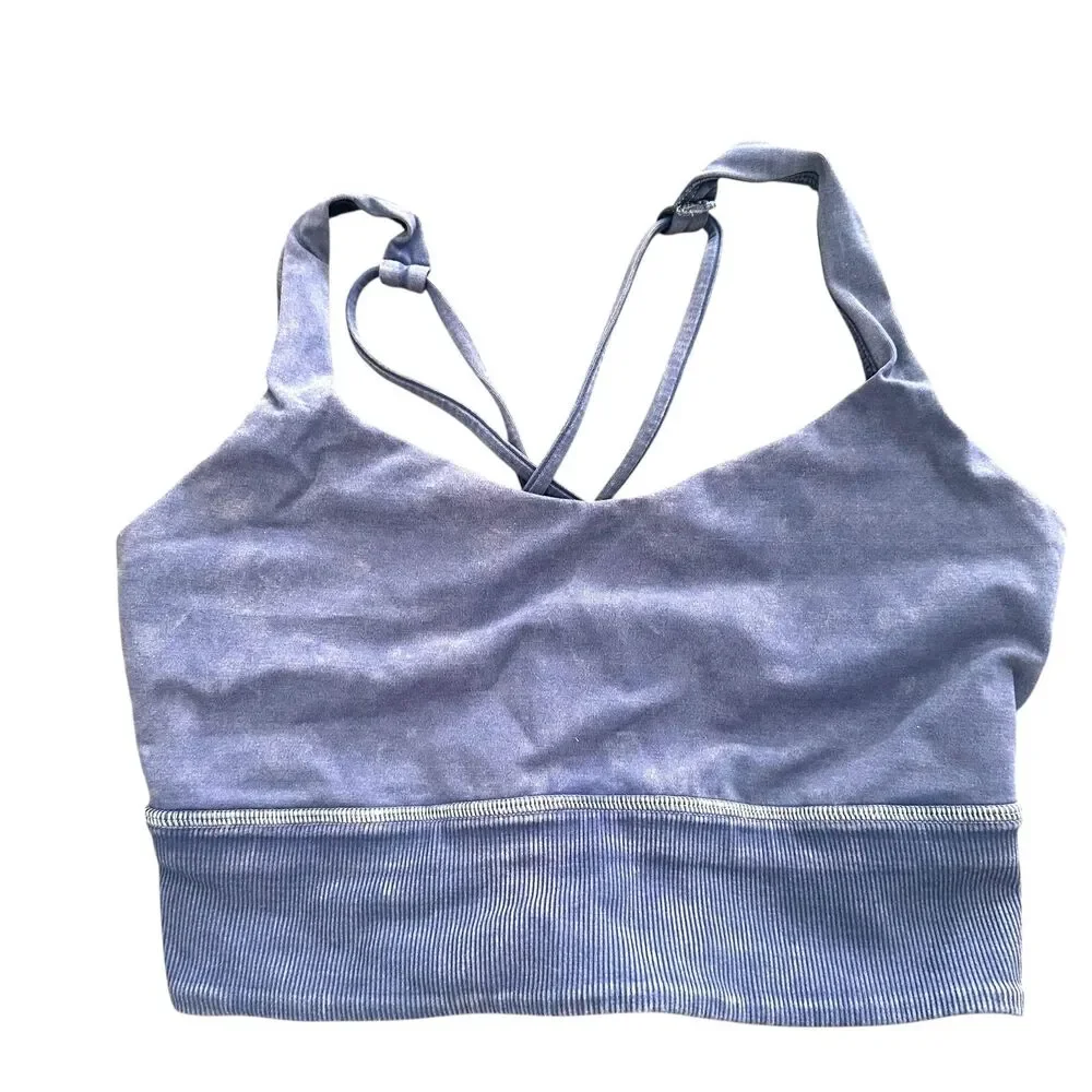 LULULEMON Free To Be Sports Bra Midnight‎ Orchid Sz 6